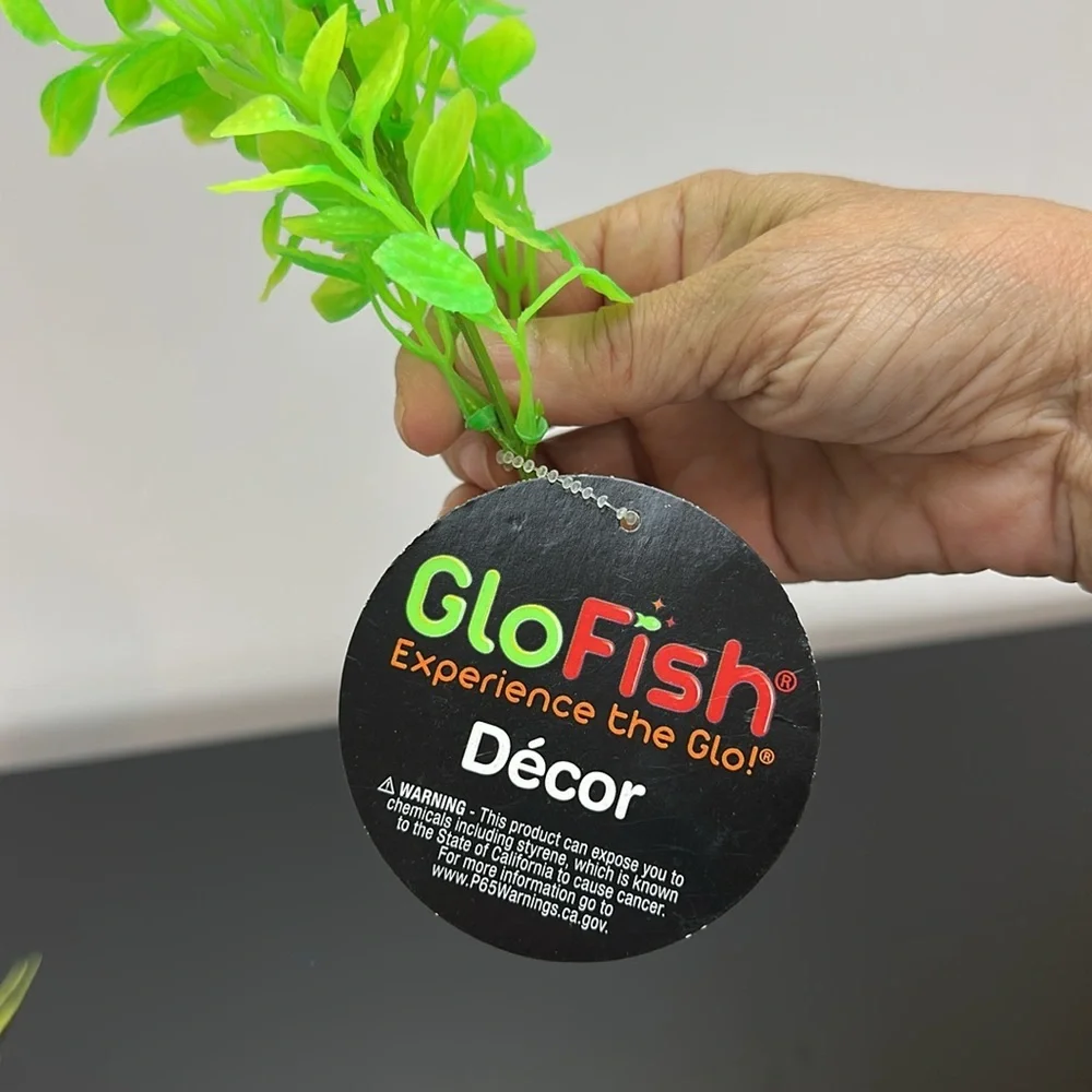 GloFish Aquarium Plant & Assortment Lot of‎ 8